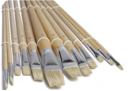 Artino Malerpensler/Kunstnerpenselsæt Flade Ass. størrelser - 12 stk